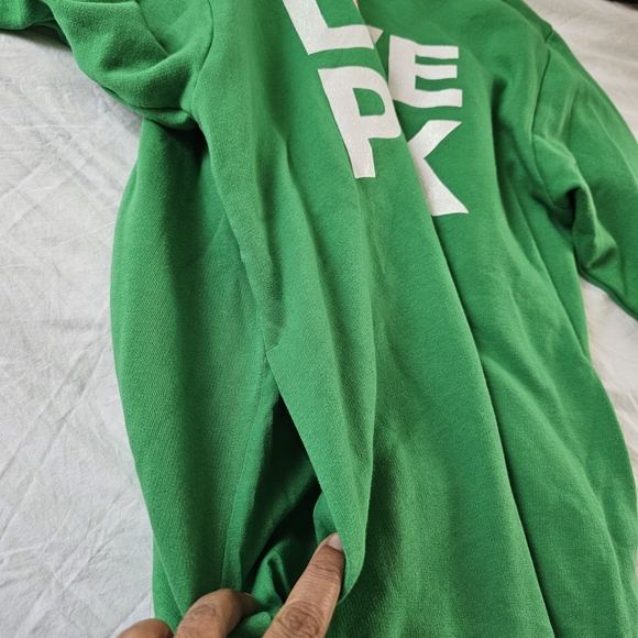 NWOT PINK Victoria's Secret Green Hoodie - Picture 8 of 9